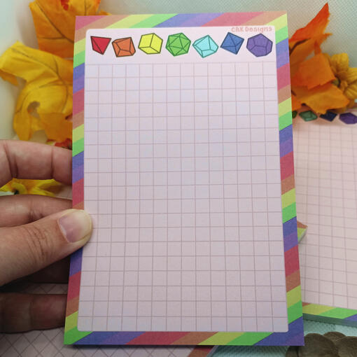 Grid Paper Notepad