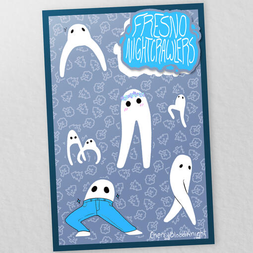 Kiss-Cut Sticker Sheet (Original Art)