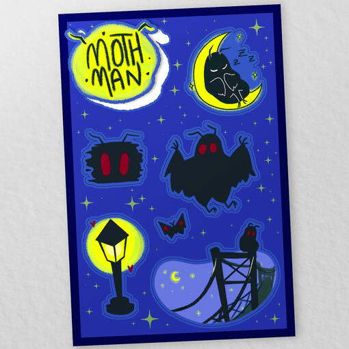 Kiss-Cut Sticker Sheet (Original Art)